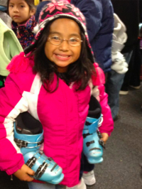 Skier photo from equipment night