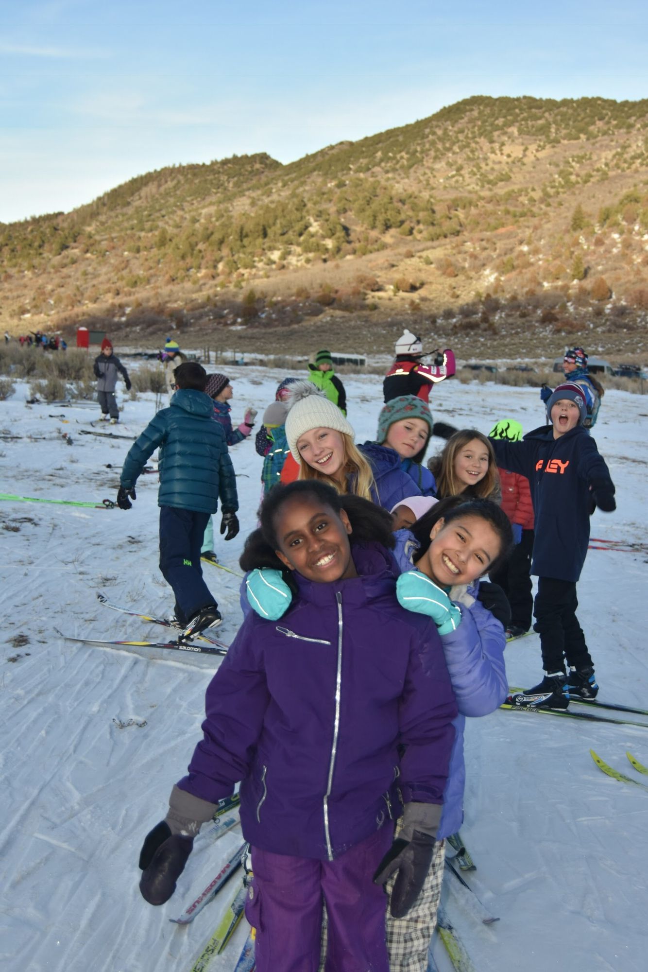 Bill Koch Youth Ski League athletes at Spring Gulch